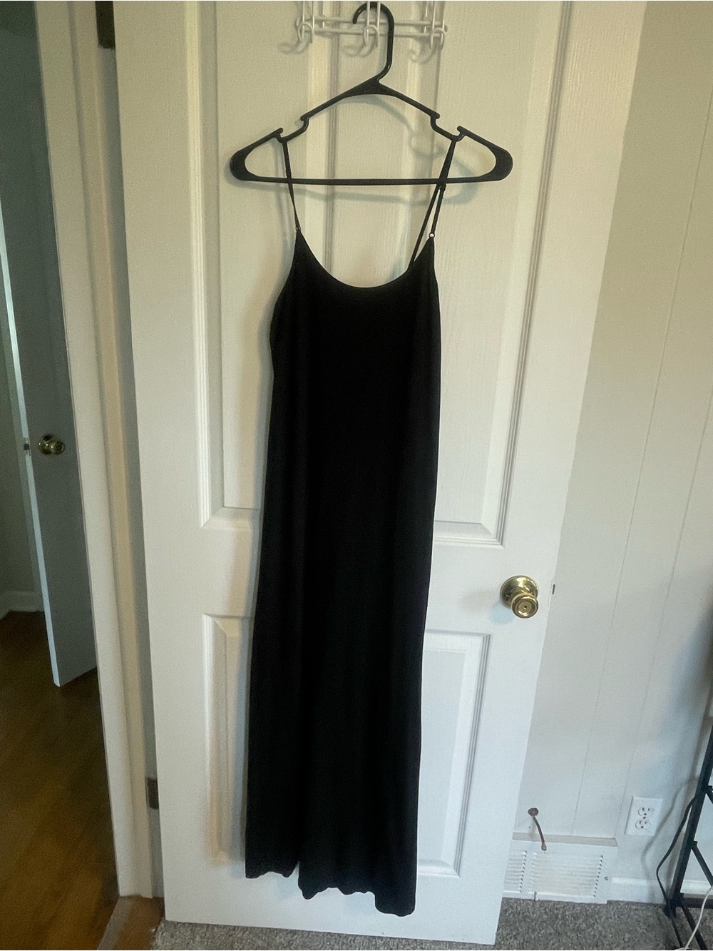 Wet Seal Black Spaghetti Strap Maxi Dress